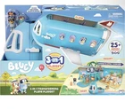 Bluey 3-in-1 Transforming Airplane Playset: Resort into Boat with 2 figures
