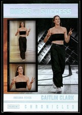 2025 Panini Caitlin Clark Chronicled SILVER HOLO PARALLEL SP Indiana Fever #68