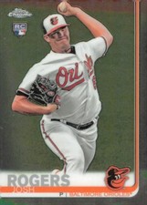 2019 Topps Chrome #121 Josh Rogers RC Baltimore Orioles Baseball Card