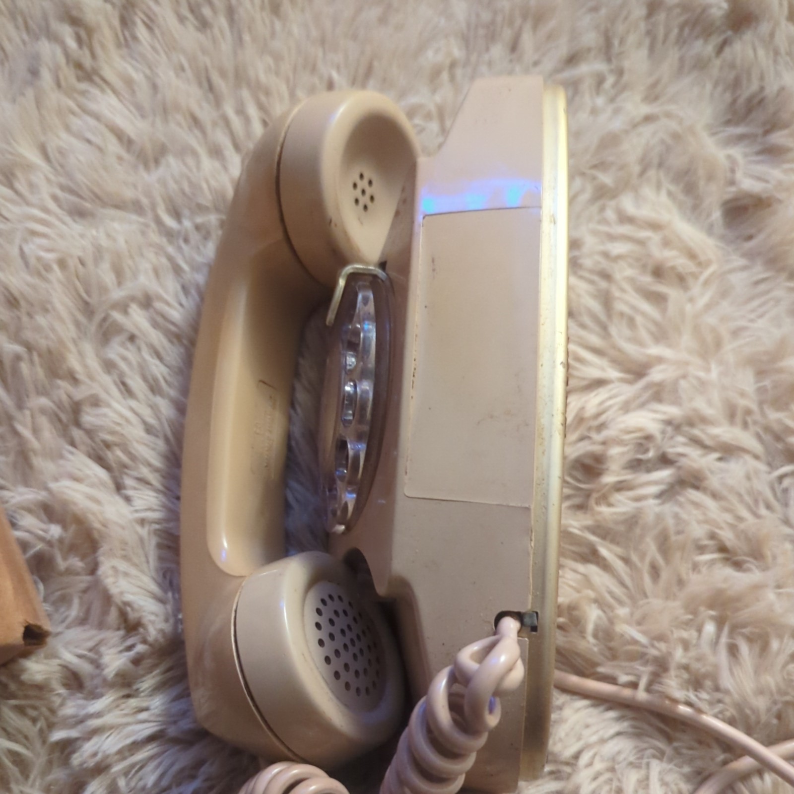 Vintage Western Electric BELL SYSTEMS 701B Princess Rotary Dial Phone Ivory USA