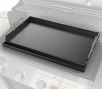 Uniflasy 25x16 Inch Nonstick Cast Iron Griddle Nano Ceramic Gas #R016