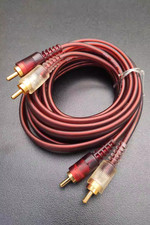 2 RCA Male to 2 RCA Male Cable Stereo Audio Red/White DVD HDTV Multi-Pack LOT
