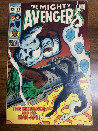 Marvel Comics The Mighty Avengers #62 Key Issue 1st App Man-Ape (M' Baku) VG/FN - Picture 1 of 11