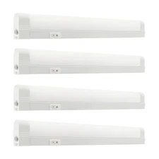4 Pack LED 13 Inch Extendable Under Cabinet Lights, No Battery Required, 4200K