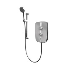 Image of Aqualisa Lumi+ 10.5kW Electric Shower - Mirror Fascia, Chrome, 5-Spray Head