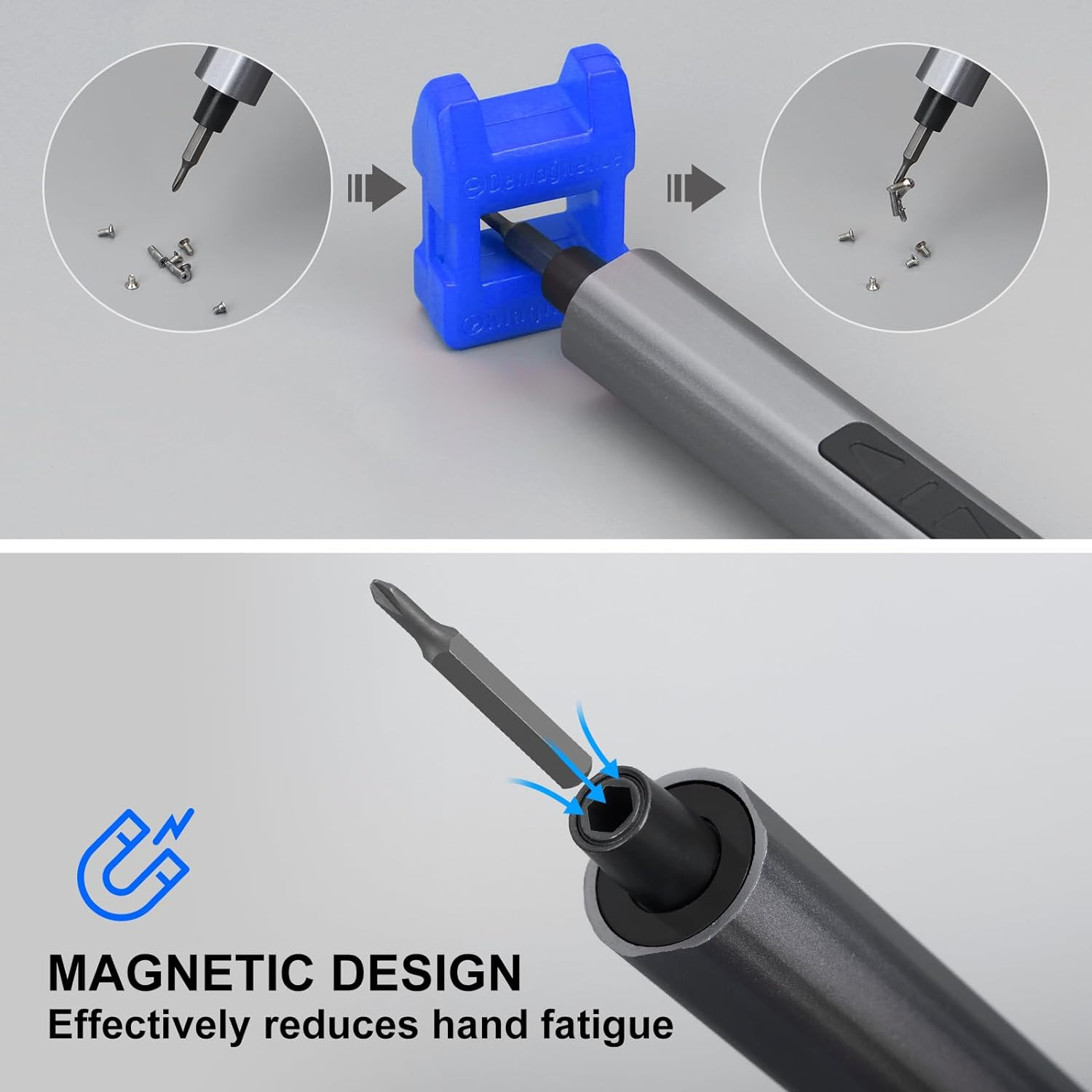 Mini Electric Screwdriver, 29 in 1 Small Electric Screw Driver Kit with 24 Magne