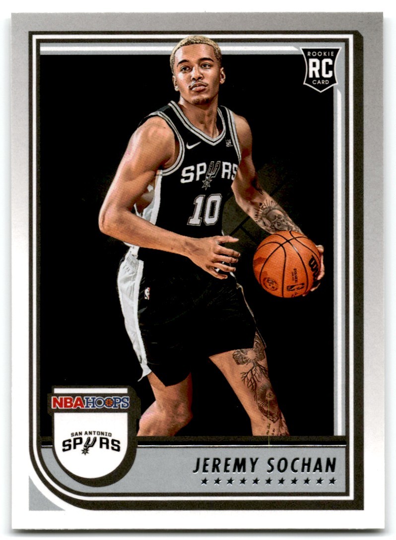 2022-23 Hoops Jeremy Sochan Rookie San Antonio Spurs #239