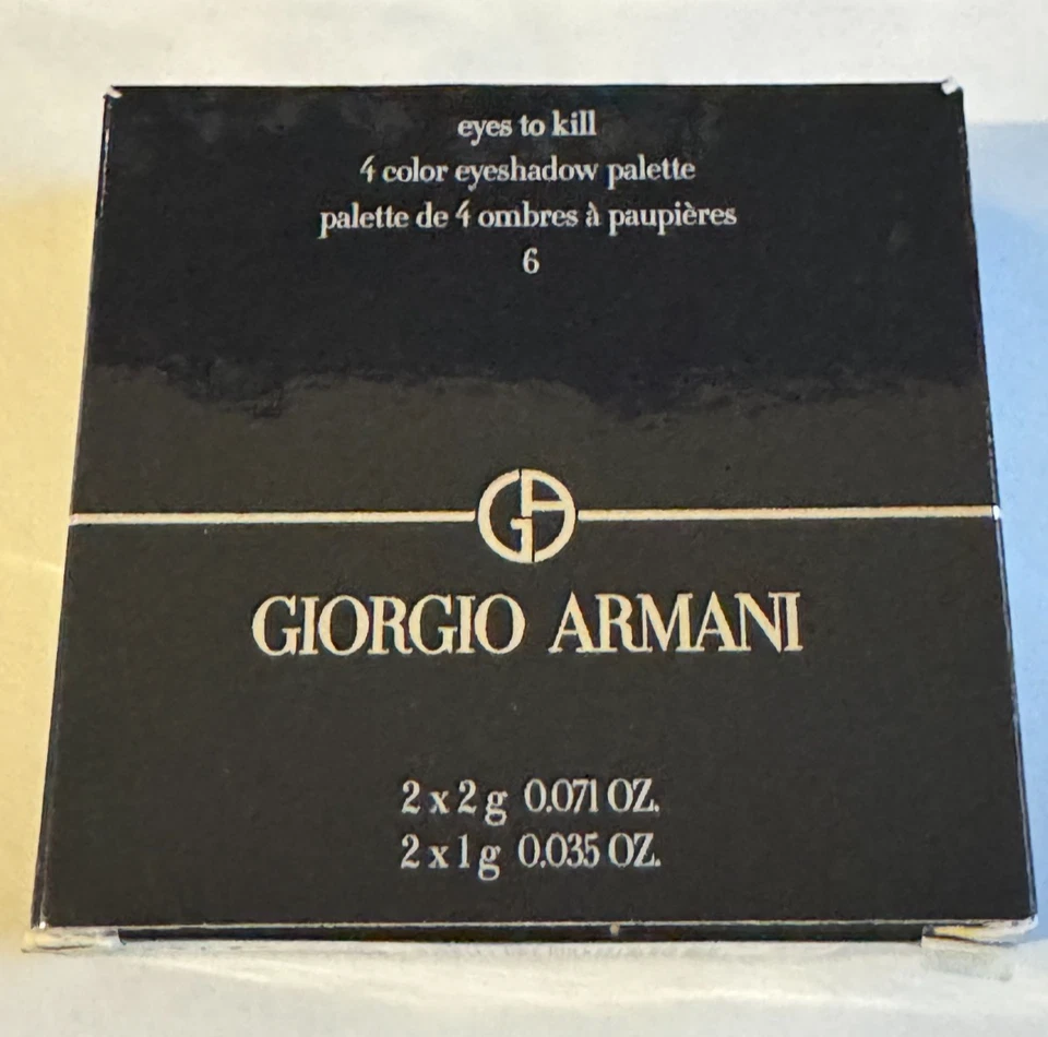Paleta Giorgio Armani Eyes to Kill ~ Rara Foto 4 de 4