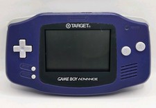 Gameboy Advanced Target Edition Purple Tested Working