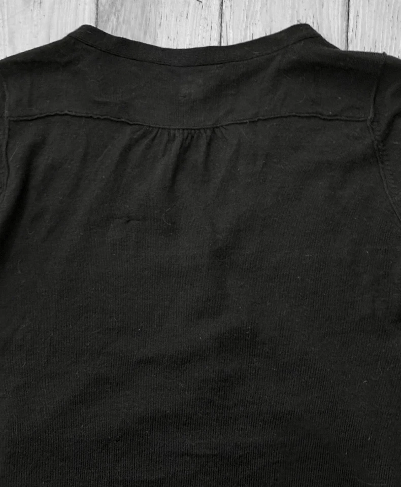 SUÉTER CÁRDIGAN BONPOINT NEGRO LANA FRONTAL A PRESIÓN, NIÑA 8 Foto 4 de 4