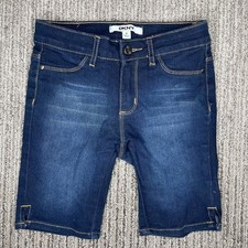 DKNY Size 8 Girls Kids Shorts Mid Rise Blue Denim
