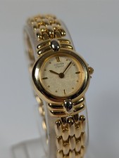 Vtg Citizen Elegance Signature Watch Women 20mm Two Tone NEW BATTERY