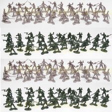 144 PCS, ARMY MEN TOY SOLDIERS, MILITARY FORCE, PLASTIC FIGURINES, ACTION FIGURE