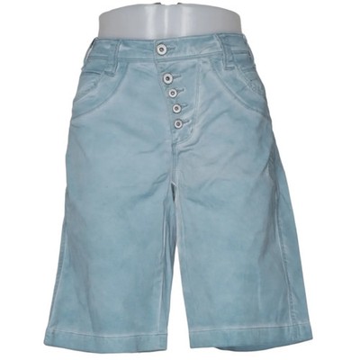 Street One, Jeans Shorts, Größe: 38, Blau, Baumwolle/Elasthan, Einfarbig #JeD