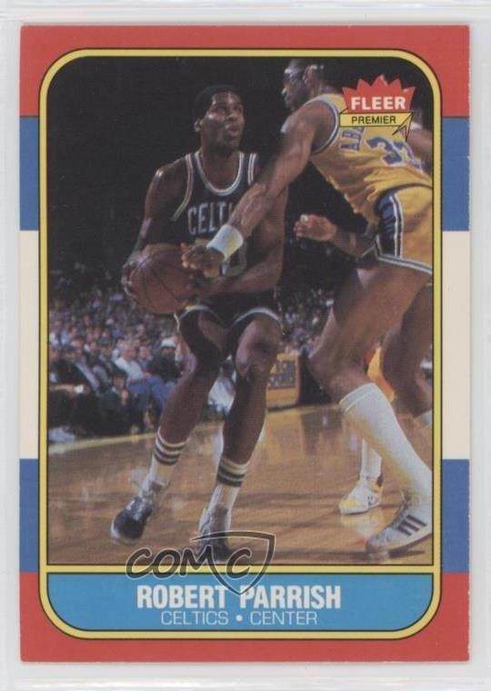 1986-87 Fleer Robert Parish #84 HOF 10fs