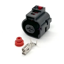 VW Audi 1-Pin Starter Plug Connector Terminal & Seal VR6 3.2 Mk4 Mk5 Mk6