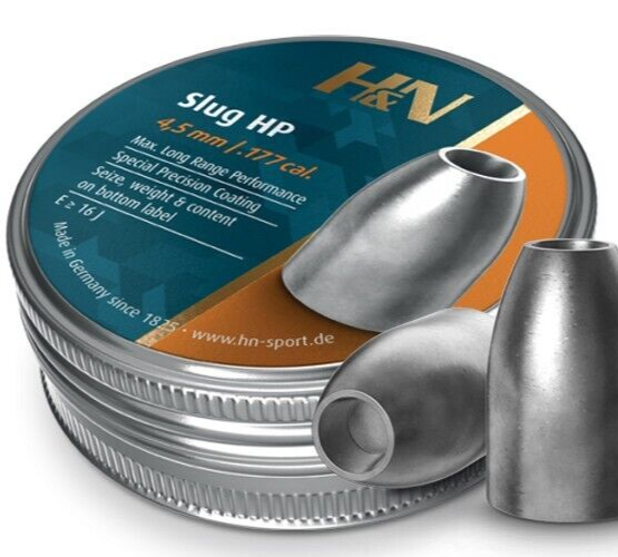 H&N Slug HP 400 Count HOLLOW POINT 4.5mm .177 Caliber 10gr Air