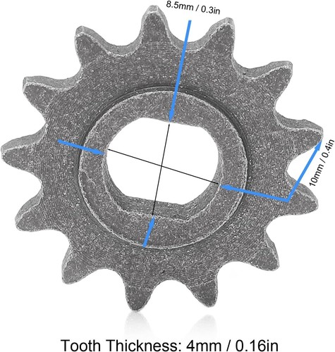Electric Scooter Chain Sprocket 25H 13T for MY1020 Motor and Razor MX650 - Picture 6 of 9