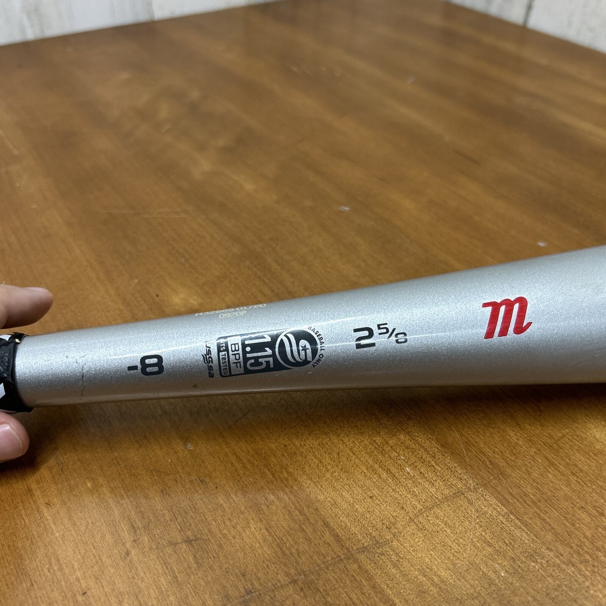 Batte Baseball Marucci CAT7 MSBC728S - Jeune - 32" 24oz (-8) - 2 5/8" - Argent