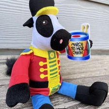 Chik-fil-A Cow Plush March to Mor Chikin Marching Band Cow 10 inch length 2019