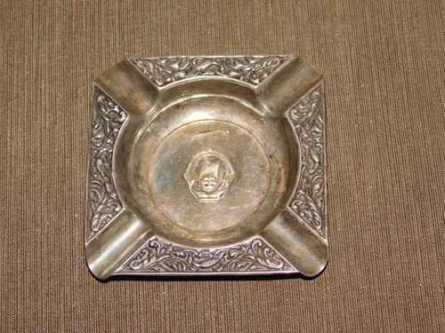 VINTAGE CRUISE OCEAN LINER SHIP HOLLAND AMERICA LINE METAL ASHTRAY