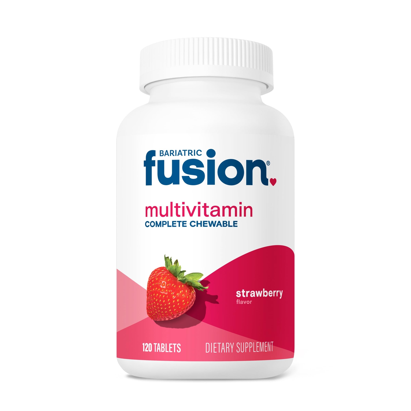 Bariatric Fusion Strawberry Complete Chewable Bariatric Multivitamin with Iro...