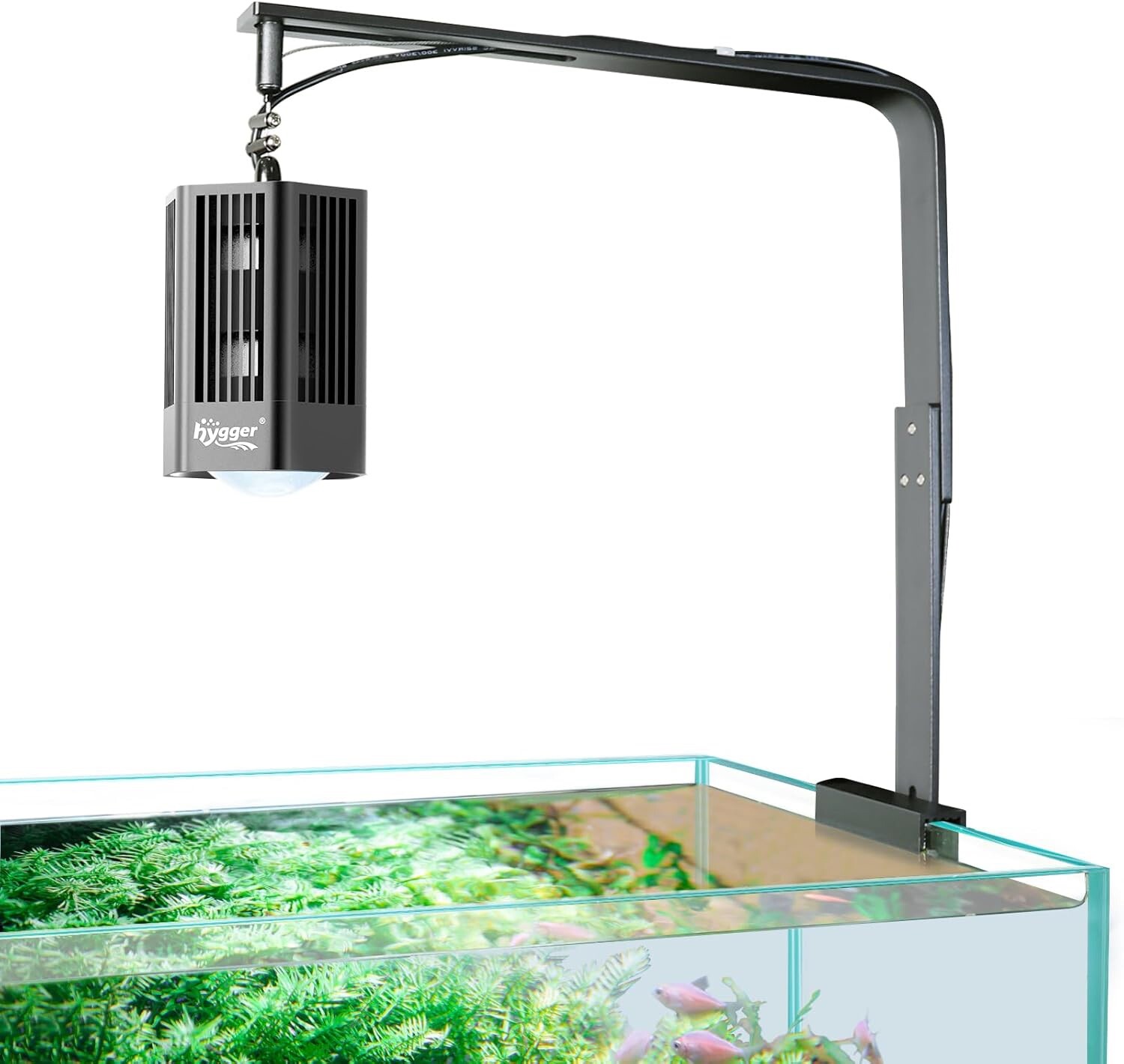 Luce LED 60W Acquario con Clip Spettro Completo: Stop Alghe, Più Colore - 1