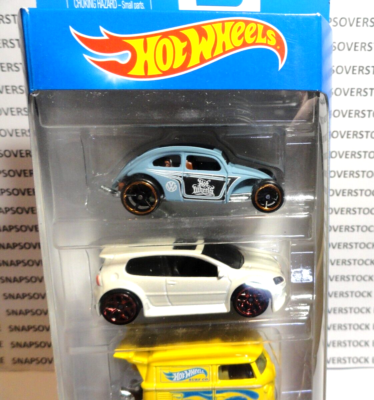 Hot Wheels Volkswagen ミニカーセット 2016 HOT WHEELS 5-PACK VOLKSWAGEN W/ CUSTOM VW BEETLE WITH-OUT