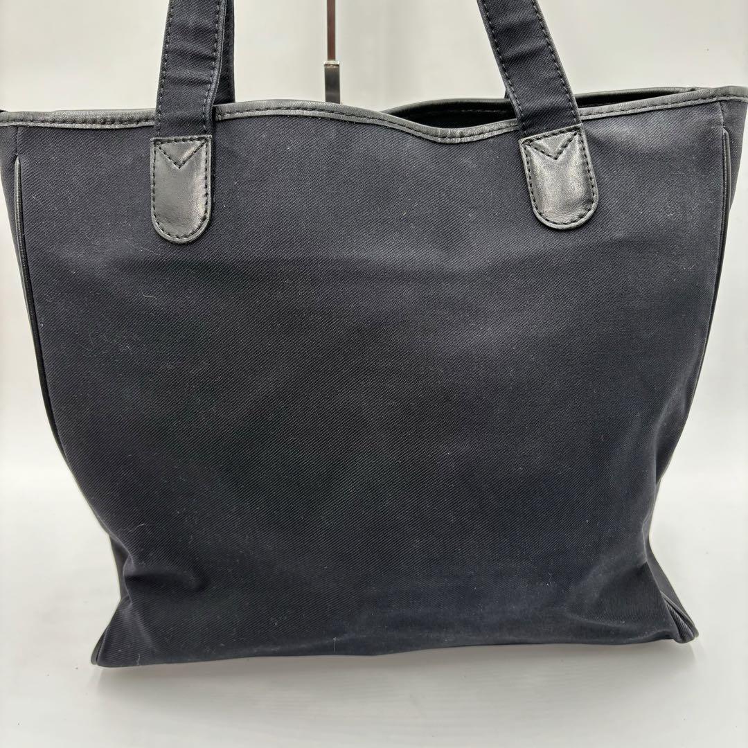 Paul Smith Tote Business Leather Black Stripe Men's From Japan