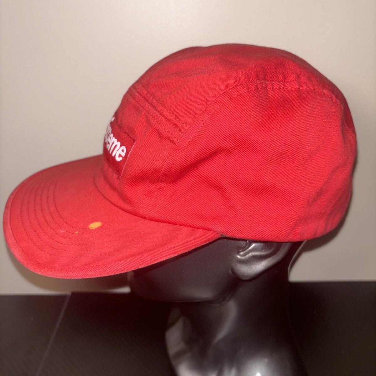 Supreme Box Logo 5 Panel Red Hat With Zipper Authentic | eBay