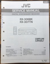 JVC RX-306 RX-307 TN BK Receiver Owner  Service Manual  Original 