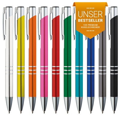 GIMEI  Metall hochwertige Kugelschreiber Premium Set 12 Farben Versand aus DE