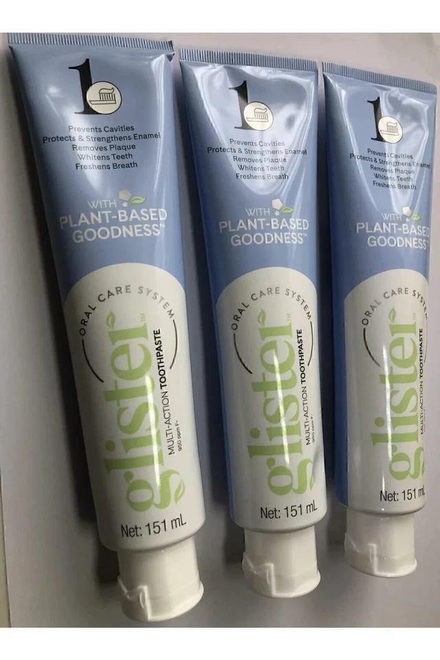 Amway Glister Toothpaste Pack Of 3 , 151 ml, 200 gr New Pack UK seller, No box