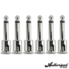 6 Pack | George L's .155 Right Angle Solderless Cable Plugs