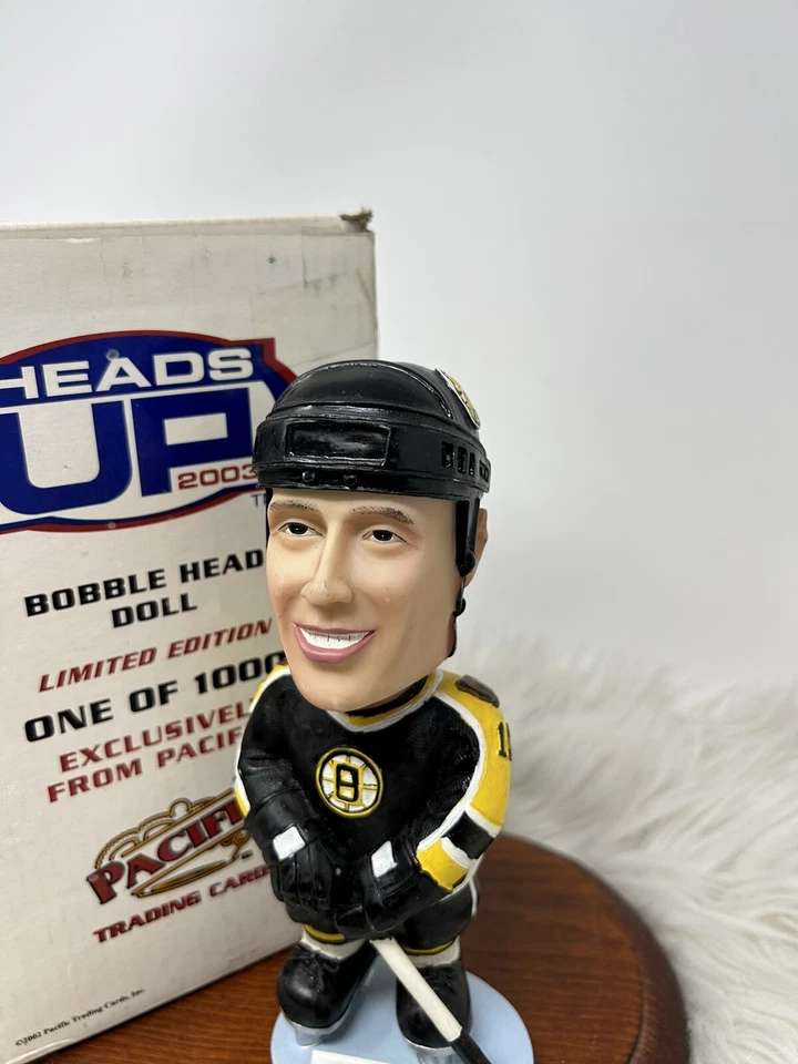 Boston Bruins Joe Thornton Bobblehead 2003 Pacific Heads Up 1 Of 1000 Limited Ed - Image 2 of 4