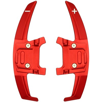 Schaltwippen Shift Paddles passt für VW Golf 7 GTI GTD R TCR CLUBSPORT Alu Rot