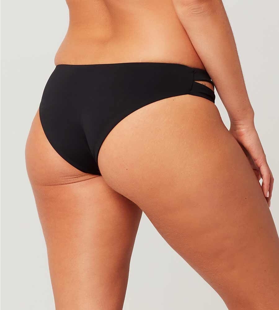 L Space Women's Size Medium Black 2 Piece Bikini Romi Top & Estella Bottom