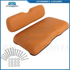 For EZGO RXV Valor Models Luxurious Orange Golf Cart Front Cushion Set