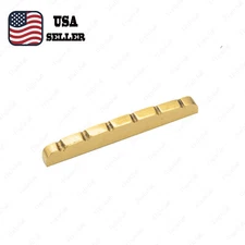 1 Pcs 6 String Slotted Brass Guitar Nut 42mm For Strat Tele Guitar Nut