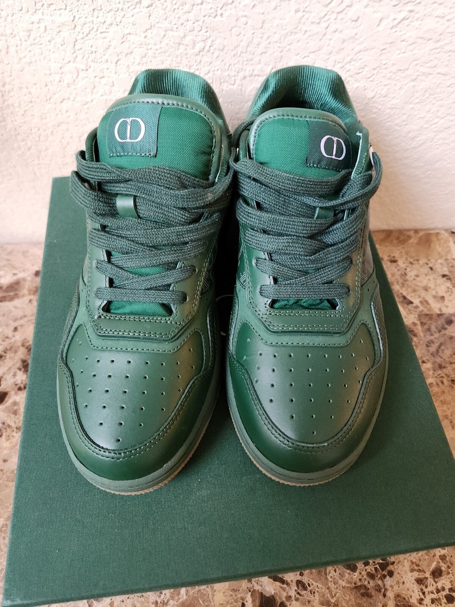 Dior Mens World Tour B27 Size 40 Green Oblique Galaxy  display picture 3