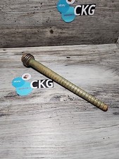 Vintage Antique Green Wooden Spool Textile Mill Thread Bobbin Spindle Farmhouse