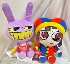 The Amazing Digital Circus Big Plush Doll Stuffed Toy 27cm Pomni Jax Set of 2