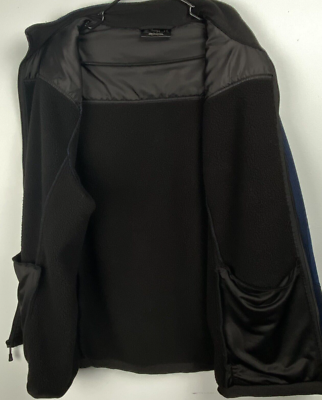 Zeroexposur ZX BLK Navy Blue Heavyweight Waffle Zip Up