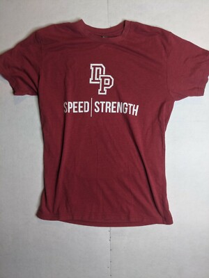 DP DePere Speed Strength athletic shirt Next Level Mens M Medium Maroon shirt