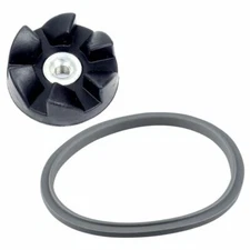 Felji Rubber Blade Gear + Gasket Combo for NutriBullet 600W 900W NB-101 Blenders