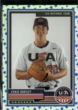 2023 Panini USA Baseball Stars & Stripes #21 Chase Bentley Stars