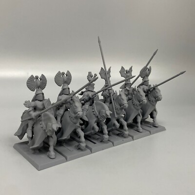 BRETONNIAN KNIGHTS OF THE REALM X 6 PLASTIC WARHAMMER BRETONNIA 5TH EDITION