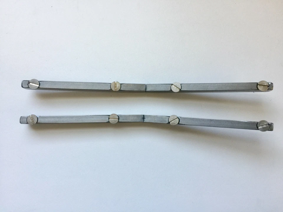 1939 1940 1941 1946 Chevy GMC CAMIÓN BARRAS parabrisas carpintero con tornillos juego de 10 piezas NUEVO Foto 4 de 4