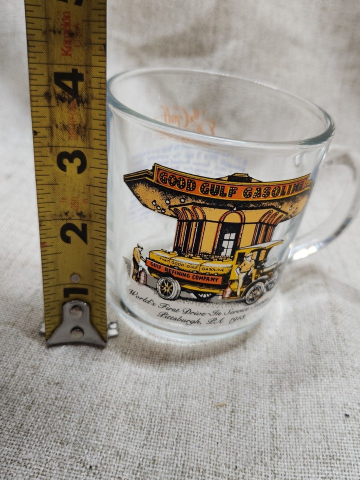 Gulf Oil Collectors Series Rocks Glass Luminarc Gas Station Promo eBay