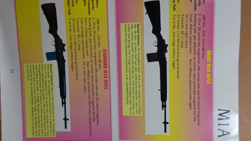 1994 SPRINGFIELD ARMORY RIFLE PISTOL RACEGUNS SASS RETAIL PRICES 8 INSERTS - Picture 5 of 12